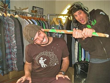 HippyTree partners Josh Sweeney and Andrew Sarnecki. They have lived and worked together in a small apartment for several years so this may be real.
