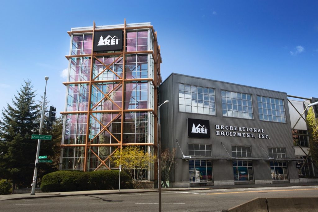 REI Seattle Close up