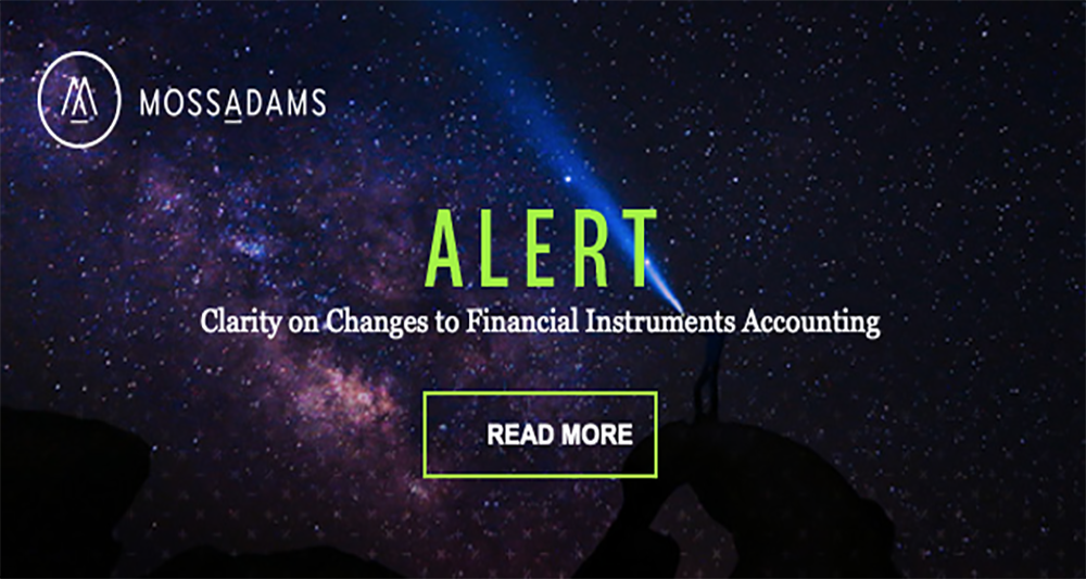 New Guidance for Financial Instruments Accounting